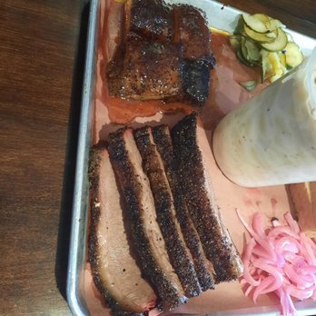 Interstellar BBQ - Pork belly in the back, brisket in the front - Barbeque Near Me - Austin, Texas Interstellar BBQ - Pork belly in the back, brisket in the front - Barbeque Near Me - Austin, Texas