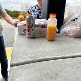 Yummy fresh squeezed orange juice