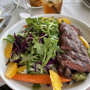 The Restaurant at Ponte - Sirloin steak with Spring Salad - New American Near Me - Temecula, California