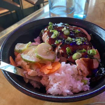 Lucky Robot Restaurant - spicy teriyaki chicken - Sushi Bars Near Me - Austin, Texas Lucky Robot Restaurant - spicy teriyaki chicken - Sushi Bars Near Me - Austin, Texas
