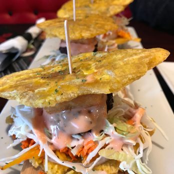Mamajuana Restaurant RI - Chimi Tostone Sliders. Delicious! - Spanish Near Me - Pawtucket, Rhode Island Mamajuana Restaurant RI - Chimi Tostone Sliders. Delicious! - Spanish Near Me - Pawtucket, Rhode Island