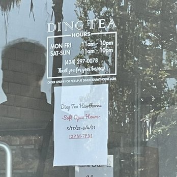 Ding Tea - Hawthorne - Soft opening hours - Bubble Tea Near Me - Hawthorne, California Ding Tea - Hawthorne - Soft opening hours - Bubble Tea Near Me - Hawthorne, California