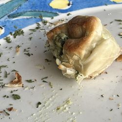 The Greek Islands - Sorry, ate most of it before taking the photo: spanakopita.