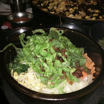 Honey Pig - Bibimbap before mixing together! - Korean Near Me - Duluth, Georgia Honey Pig - Bibimbap before mixing together! - Korean Near Me - Duluth, Georgia