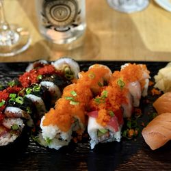The Vault Kitchen and Market - My Suishi yolks are actually the orange ones in the middle