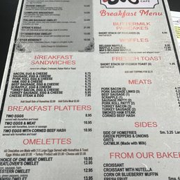 Their menu