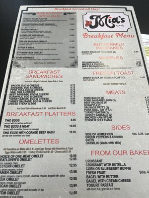 Menu photo 1 Mia’s Cafe Mays Landing, NJ