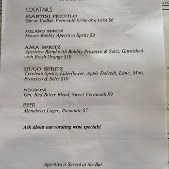 Ama - Happy hour menu, April 2025 - Desserts Near Me - Washington, DC, District of Columbia
