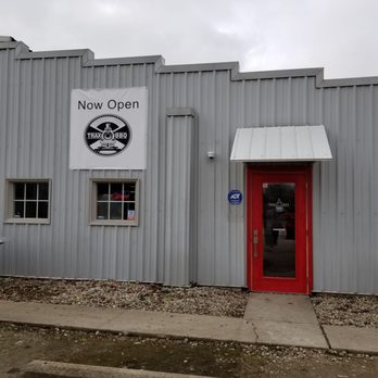 Trax BBQ - The exterior signage - Barbeque Near Me - McCordsville, Indiana