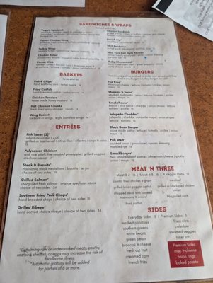 Menu photo 3 Corner Pub - Franklin Franklin, TN