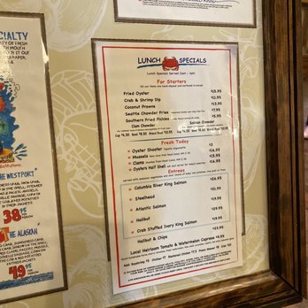 The Crab Pot - Menu - Seafood Near Me - Seattle, Washington