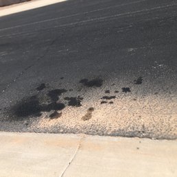 The truck they used was leaking power steering fluid. The truck they used was leaking power steering fluid.