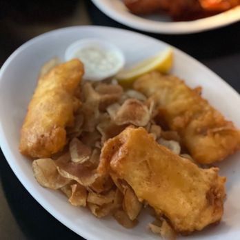 Hideaway Bar & Grill - Fish and chips with homemade chips - Bars Near Me - Castle Rock, Colorado