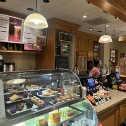 Diana proving WARM and FRIENDLY service--2 minutes before closing.