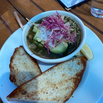 Piedmont Cafe - green pozole - New American Near Me - El Paso, Texas Piedmont Cafe - green pozole - New American Near Me - El Paso, Texas