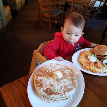 Stacks - Macadamia nut coconut banana pancakes and all meat omelette - Breakfast & Brunch Near Me - Burlingame, California Stacks - Macadamia nut coconut banana pancakes and all meat omelette - Breakfast & Brunch Near Me - Burlingame, California