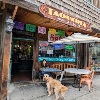 Taqueria Las Comadres - Outside. Storefront. Small, dog-friendly patio. - Mexican Near Me - Oakland, California Taqueria Las Comadres - Outside. Storefront. Small, dog-friendly patio. - Mexican Near Me - Oakland, California