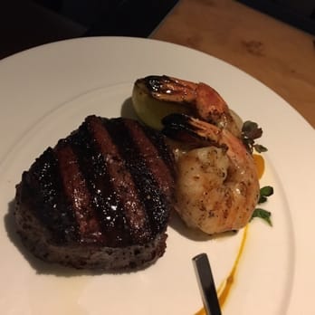 Prime 54 - Blackened filet with side of grilled shrimp - Seafood Near Me - Miami Beach, Florida Prime 54 - Blackened filet with side of grilled shrimp - Seafood Near Me - Miami Beach, Florida