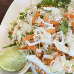 Cabbage and chicken salad