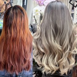 Serenity Hair Salon - Balayage hair colors, box dyed hair color correction, color transformation! By Cindy