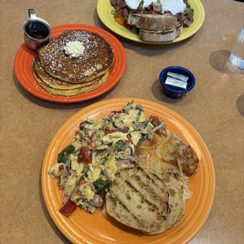 Geraldine's Counter - Corned beef hash, pancakes and emerald city scramble - American Near Me - Seattle, Washington