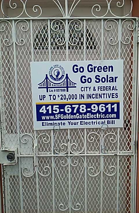 Slide of Golden Gate Solar