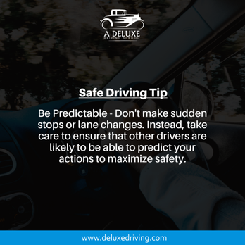 A Deluxe Driving School - Be Predictable - Driving Schools Near Me - Mountain View, California