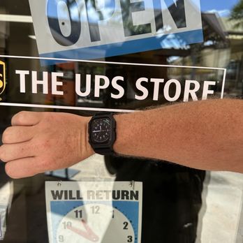 The UPS Store - It's 11:45. They locked the door on me and said they'd be back at 10:50? In the past? - Shipping Centers Near Me - Hickam Afb, Hawaii The UPS Store - It's 11:45. They locked the door on me and said they'd be back at 10:50? In the past? - Shipping Centers Near Me - Hickam Afb, Hawaii
