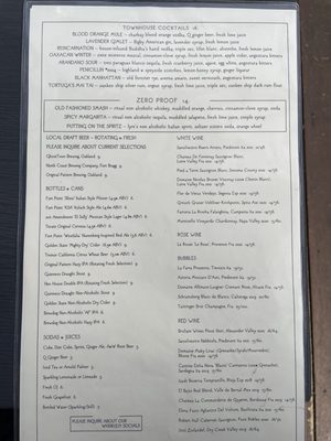 Menu photo 6 Townhouse Emeryville, CA