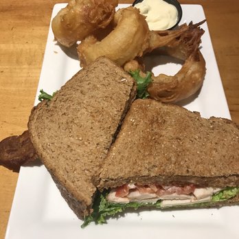 The Onion - Turkey Club Sandwich - New American Near Me - Spokane, Washington The Onion - Turkey Club Sandwich - New American Near Me - Spokane, Washington