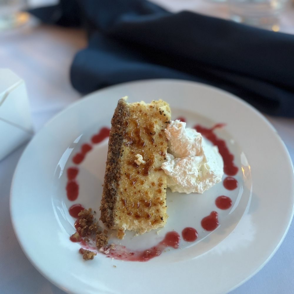 Cowfish - Crème brûlée cheesecake - New American Near Me - Hampton Bays, New York Cowfish - Crème brûlée cheesecake - New American Near Me - Hampton Bays, New York