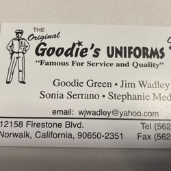 The Original Goodies Uniforms - New number!! Great people