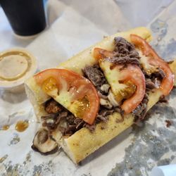 DP Cheesesteaks - Garlic Steak sandwich
