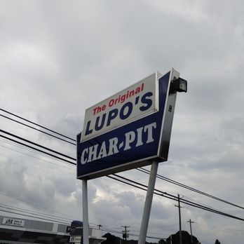 Lupo's Char Pit - a sign for lupo's char pit - Barbeque Near Me - Endicott, New York