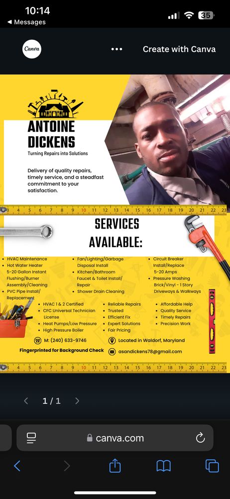 Slide of D&S Mechanical Services