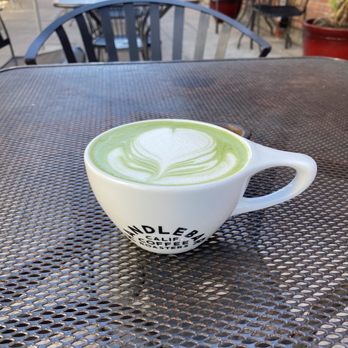 Handlebar Coffee Roasters - Matcha latte with oat milk - Coffee Roasteries Near Me - Santa Barbara, California