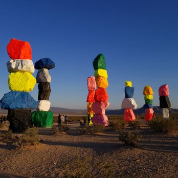 Seven Magic Mountains - Public Art Near Me - Las Vegas, Nevada Seven Magic Mountains - Public Art Near Me - Las Vegas, Nevada