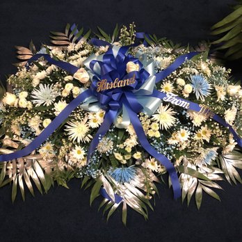 Spring Garden Flowers - Full casket spray - Florists Near Me - Philadelphia, Pennsylvania Spring Garden Flowers - Full casket spray - Florists Near Me - Philadelphia, Pennsylvania