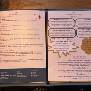 Life On Mars - Menu - American Near Me - Seattle, Washington Life On Mars - Menu - American Near Me - Seattle, Washington