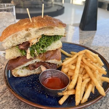 Crave Kitchen & Bar - Chicken and Cheese Melt (no cheese) - Bars Near Me - Eagle, Idaho