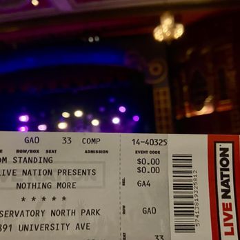 The Observatory North Park - Nothing More - Music Venues Near Me - San Diego, California The Observatory North Park - Nothing More - Music Venues Near Me - San Diego, California