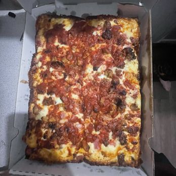 Loui's Pizza - Meat Lovers - Pizza Near Me - Hazel Park, Michigan Loui's Pizza - Meat Lovers - Pizza Near Me - Hazel Park, Michigan