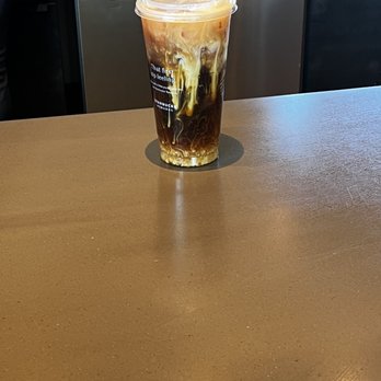 Starbucks - Supposed to be a very little splash of almond milk....no. - Coffee & Tea Near Me - Mitchell, South Dakota