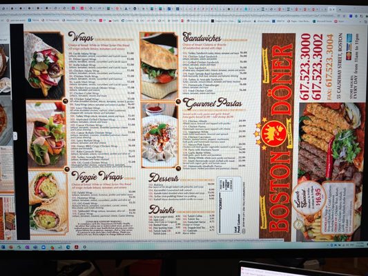 Menu photo 2 Boston Döner Boston, MA