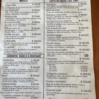 Ñekas - Menu 2023 - Breakfast & Brunch Near Me - Cabo San Lucas, BCS Ñekas - Menu 2023 - Breakfast & Brunch Near Me - Cabo San Lucas, BCS
