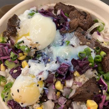 ONGI - The broken poached egg in my bowl. - Korean Near Me - New York, New York ONGI - The broken poached egg in my bowl. - Korean Near Me - New York, New York