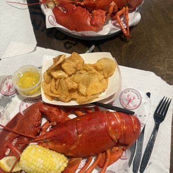 Bar Harbor Lobster Pound - Looked good but the lobster was mushy and not full - Seafood Near Me - Bar Harbor, Maine