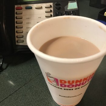 Dunkin' - JUST opened my MEDIUM drink, but was more like a SMALL :( - Coffee & Tea Near Me - National City, California