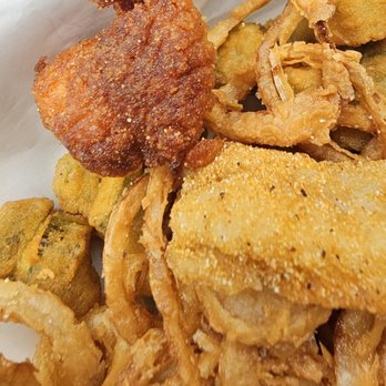 The Lazy Fisherman - hushpuppy (overcooked) - Seafood Near Me - Bixby, Oklahoma The Lazy Fisherman - hushpuppy (overcooked) - Seafood Near Me - Bixby, Oklahoma
