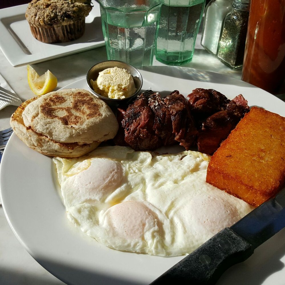 Open City - A perfect overload of protein.  Steak and eggs! - American Near Me - Washington, DC, District of Columbia